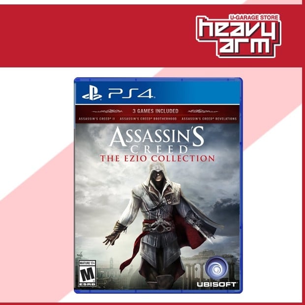 HK English/ Chinese NEW PS4 Assassin's Creed Ezio Collection 3 Games in 1 