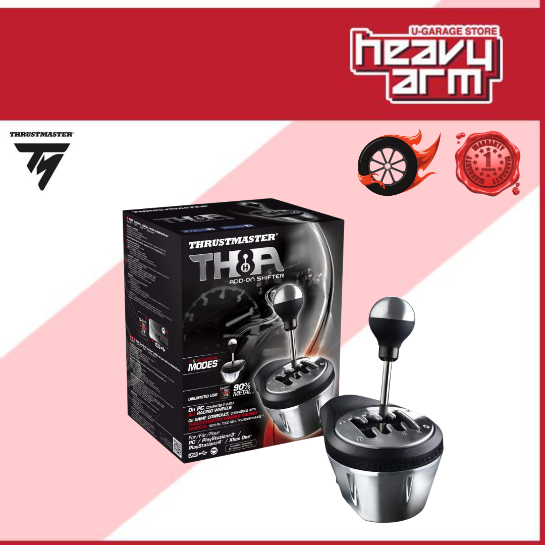 Thrustmaster TH8A Gear Shifter Compatible with PlayStation, Xbox and PC