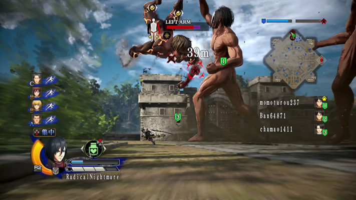 ps4 attack on titan game play trailer