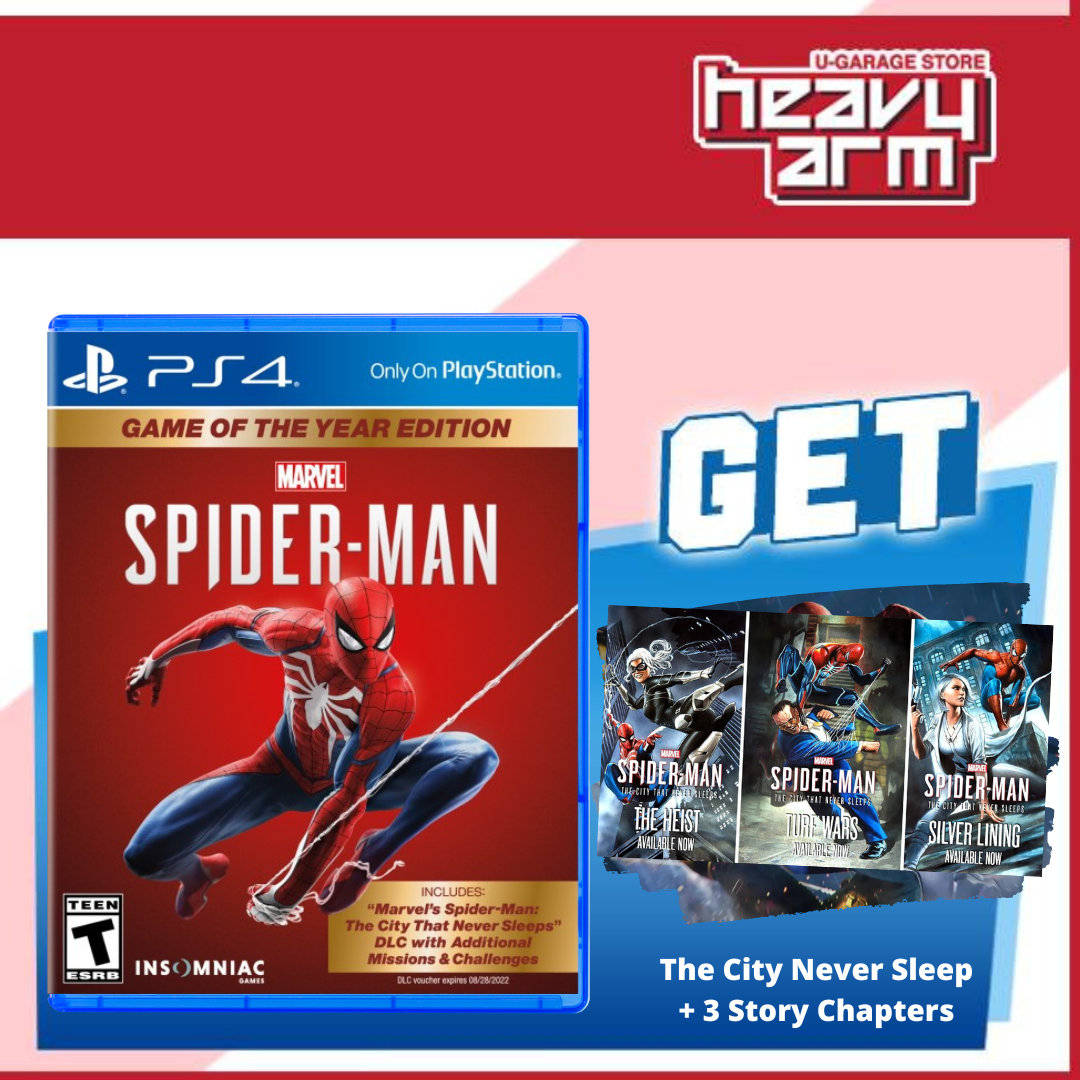 PS4 Marvel Spider-Man Game of the Year (English/Chinese) * 漫威