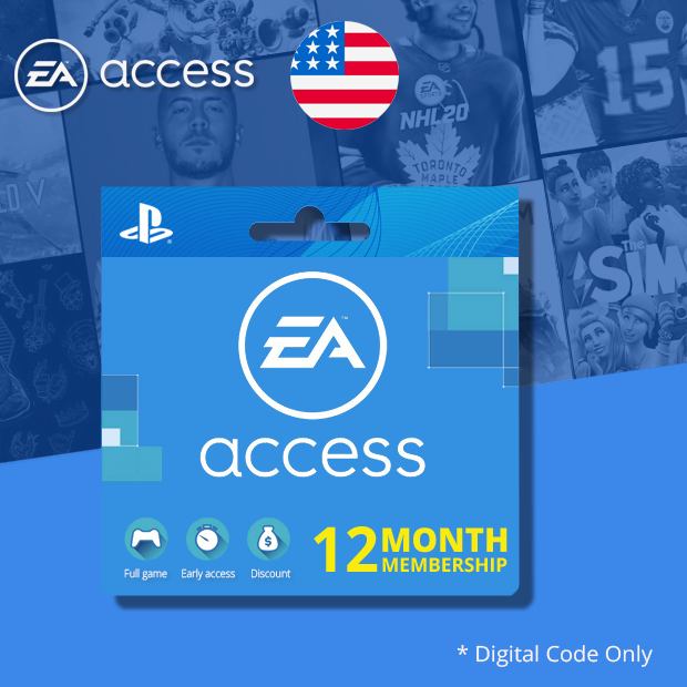 zebra tegnebog Igangværende Playstation 4 EA Access Subscription 12-Months (US) – HeavyArm Store