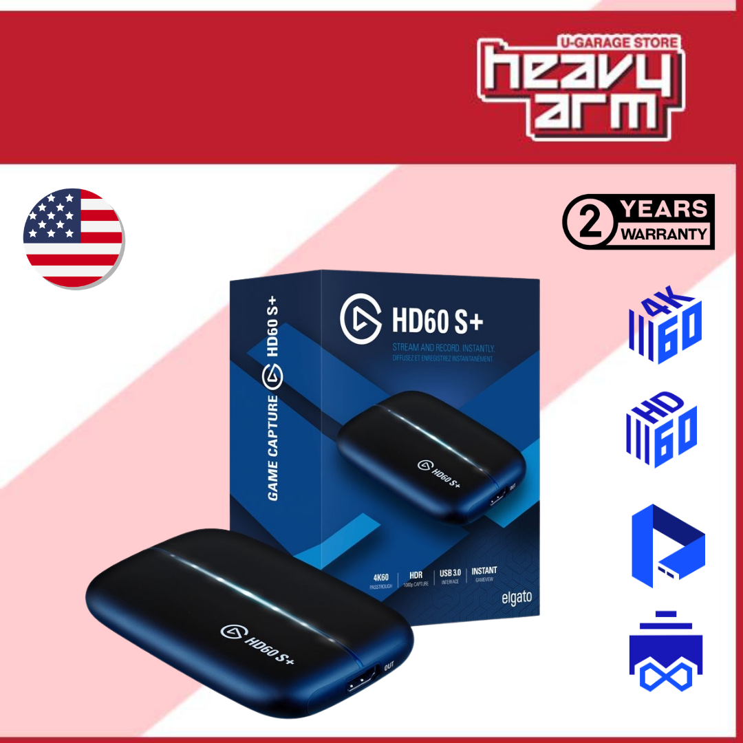 Elgato HD60 S  HD60 S+ Game Streaming Capture Box (PS5/PS4/Switch/PC) *  Ultra HD 4Kp60 HDR * – HeavyArm Store