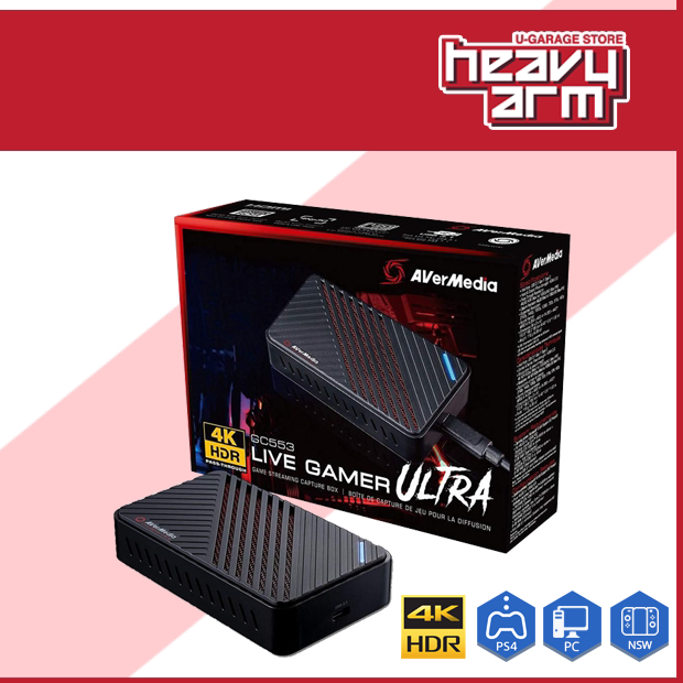 Avermedia GC553 Live Gamer Ultra Game Streaming Capture Box  (PS5/PS4/Switch/PC) * Ultra HD 4Kp60 HDR *
