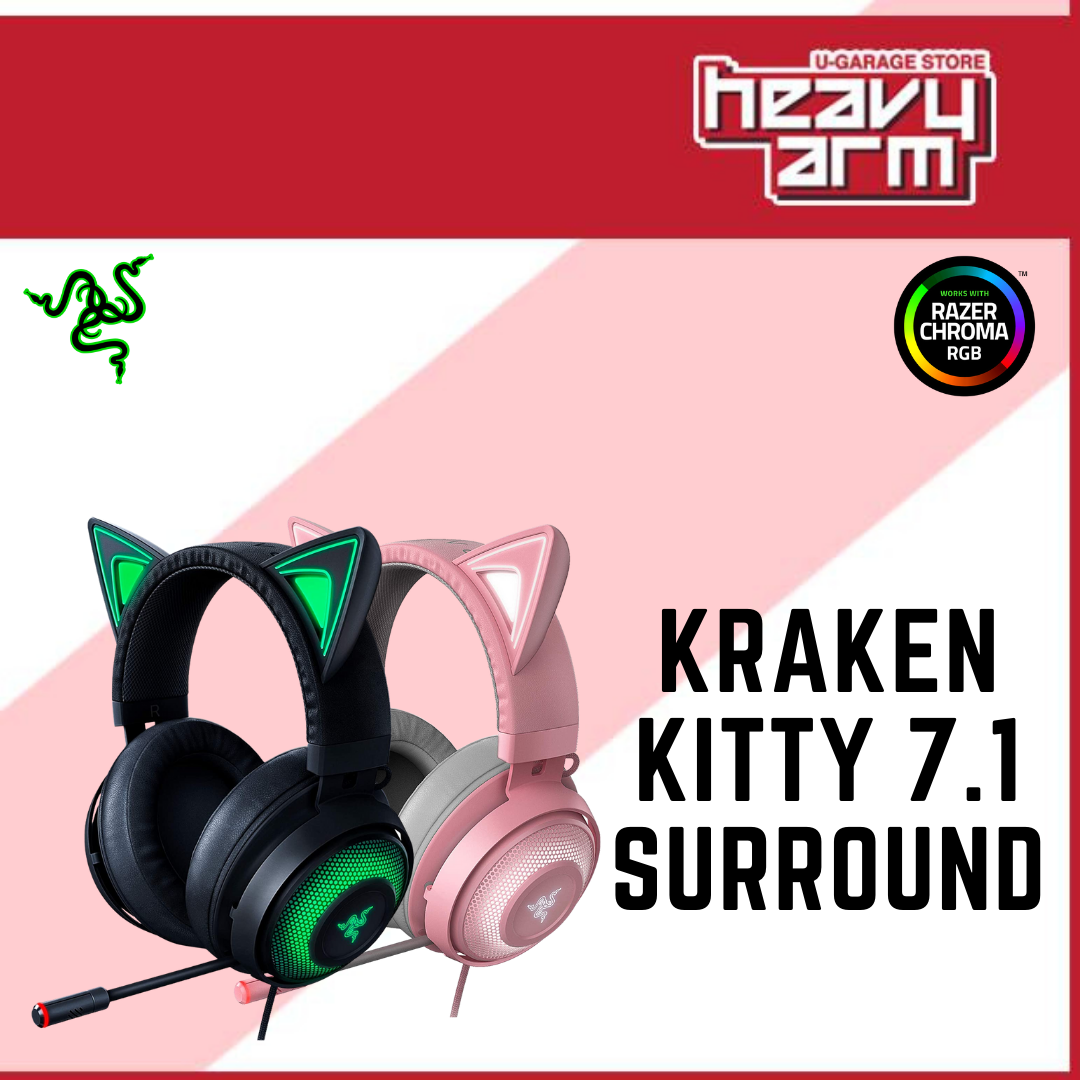 Razer Kraken Kitty Wired (PS5/PS4/PC/Mobile) THX 7.1 Spatial Audio –  HeavyArm Store