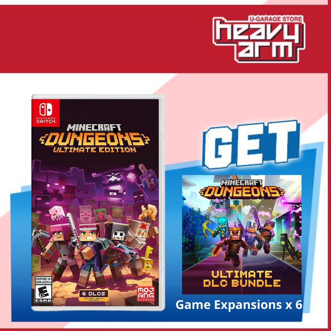 Switch Minecraft Dungeons Ultimate (English) – Store Edition HeavyArm